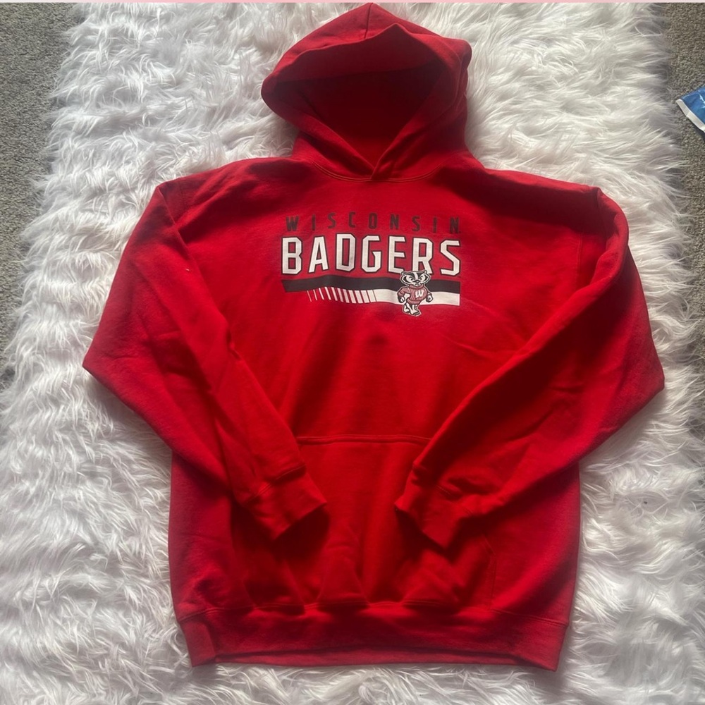 Wisconsin Badgers Red Hoodie